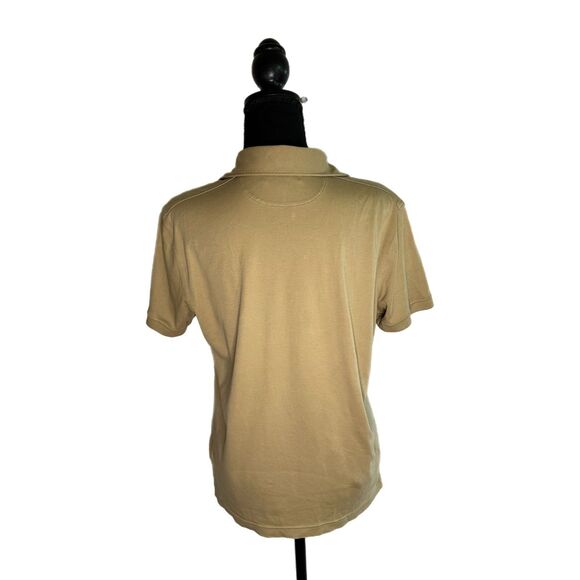 Banana Republic Women's Tan Button Up Top, Large - Picture 2 of 6